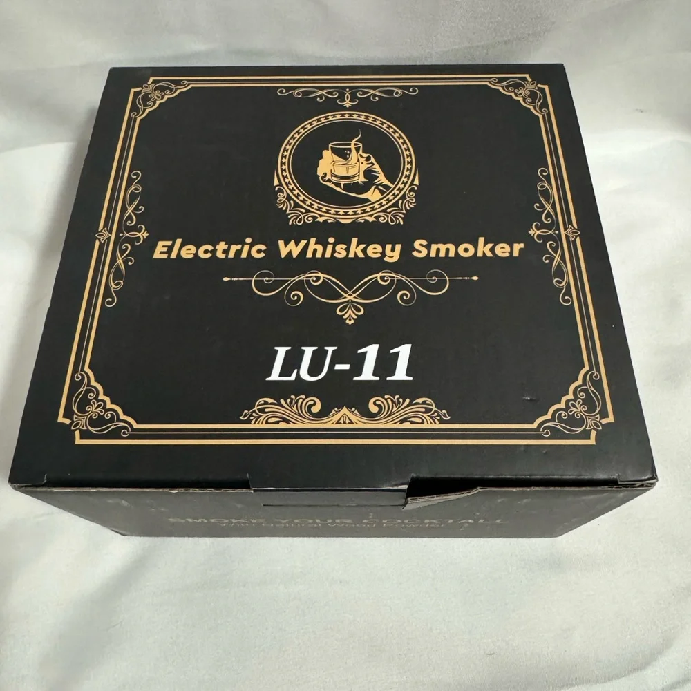 Electric Whiskey cocktail Smoker LU-11 home bar flavor infusion kit gift party